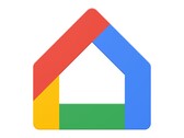 Het Google Home-logo wordt getoond terwijl Google in maart een update uitrolt die "Live Search" voor live camerastreams toevoegt aan Google Home Premium Advanced.