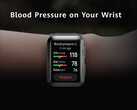 De Watch D is een van de eerste smartwatches die de bloeddruk kan meten zonder dat daar een apart apparaat voor nodig is. (Afbeelding bron: Huawei)