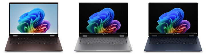 HP reserveert Deep Espresso voor AMD-modellen en Meteor Silver voor Intel-alternatieven, van links naar rechts.