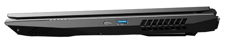 Rechts: USB-C 3.1 Gen2 (Thunderbolt 3), USB-A 3.0
