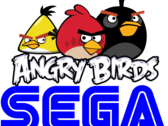 Sega heeft aangekondigd dat het het bedrijf koopt dat Angry Birds heeft gemaakt. (Afbeelding: logo's van Sega en Angry Birds)