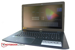 De Acer Aspire F17 F5-771G-50RD, geleverd door notebooksbilliger.de
