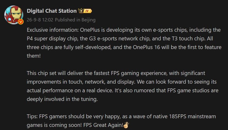 Het rapport van Digital Chat Station over de drie eigen chips van OnePlus (machinaal vertaald)