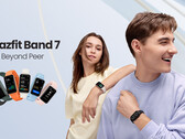 De Amazfit Band 7 komt in twee kleuren met levendige horlogebandjes. (Afbeelding bron: Amazfit)