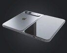 Opvouwbare iPhone CAD render. (Afbeeldingsbron: iPhone-Ticker/bewerkt)