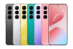 De Infinix Hot 60 Pro+ is verkrijgbaar in de kleuren koraal getijden, mistig violet, cyber groen, sonisch geel, titanium zilver en gestroomlijnd zwart (Afbeelding bron: Infinix)