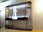 De LG Signature OLED T maakt gebruik van een transparant paneel. (Afbeelding: Cnet, YouTube)
