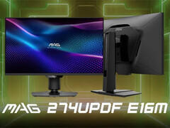 De MAG 274UPDF E16M bevat ook een USB Type-C poort die DisplayPort Alt Mode en 15 W Power Delivery biedt. (Afbeeldingsbron: MSI)