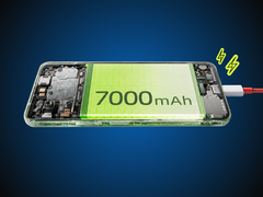 De OnePlus Nord CE6 Lite heeft een 7.000mAh batterij.