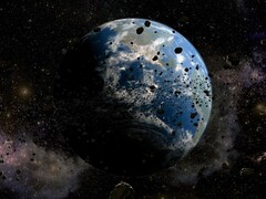 Illustratie van een kunstenaar die talloze asteroïden rond de Aarde toont. (Afbeeldingsbron: Placidplace - Pixabay)