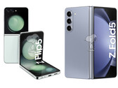 De Galaxy Z Flip5 en Galaxy Z Fold5 zullen verkrijgbaar zijn in meerdere kleuropties. (Afbeeldingsbron: @_snoopytech_)
