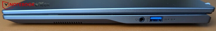 Rechts: Audio-aansluiting, USB-A USB 3.2 Gen 1