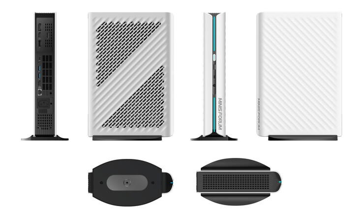 De Minisforum G1 en G1 Pro meten 315 x 216 x 57,2 mm en wegen 3,81 kg. (Afbeelding bron: Minisforum)