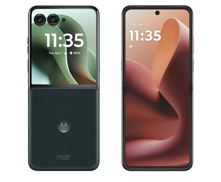 Gelekte Razr 60 Ultra-afbeeldingen tonen verschillende data, die geen van beide in 2025 zullen plaatsvinden. (Afbeeldingsbron: via Evan Blass &amp; Roland Quandt)