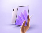 Oppo Pad Mini Matte Display Edition van voren en achteren weergegeven met een stylus