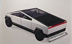 De Cybertruck PC van Jumper Tech heeft behalve zijn unieke ontwerp weinig te bieden. (Bron: Dominico Lamberti via Twitter)