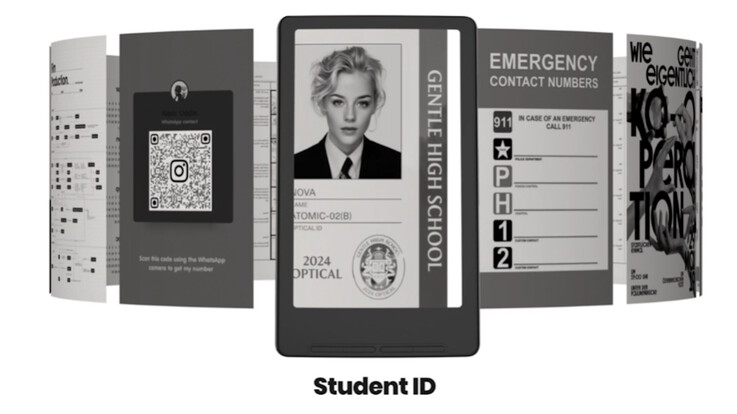 Instapkaarten kunnen ook worden weergegeven. (Afbeeldingsbron: Xteink)