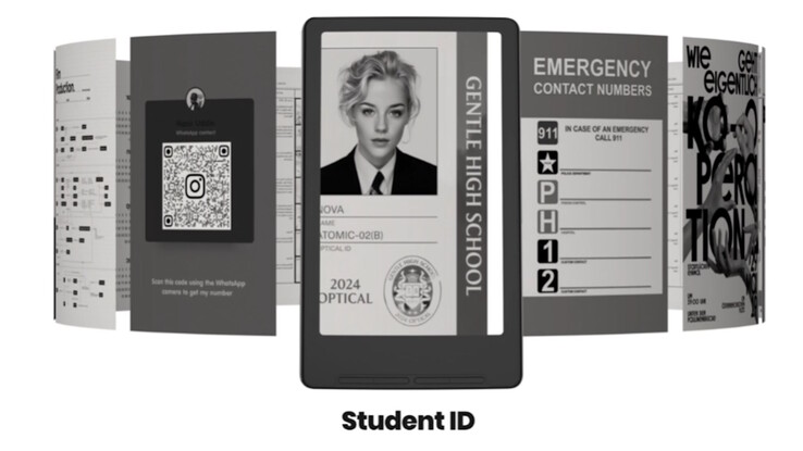 Instapkaarten kunnen ook worden weergegeven. (Afbeeldingsbron: Xteink)