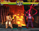 Een screengrab van Capcom vs. SNK 2 (bron: The Fighters Generation)