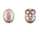 De roségouden Huawei FreeBuds 6 is voorlopig exclusief voor China. (Afbeeldingsbron: Huawei)