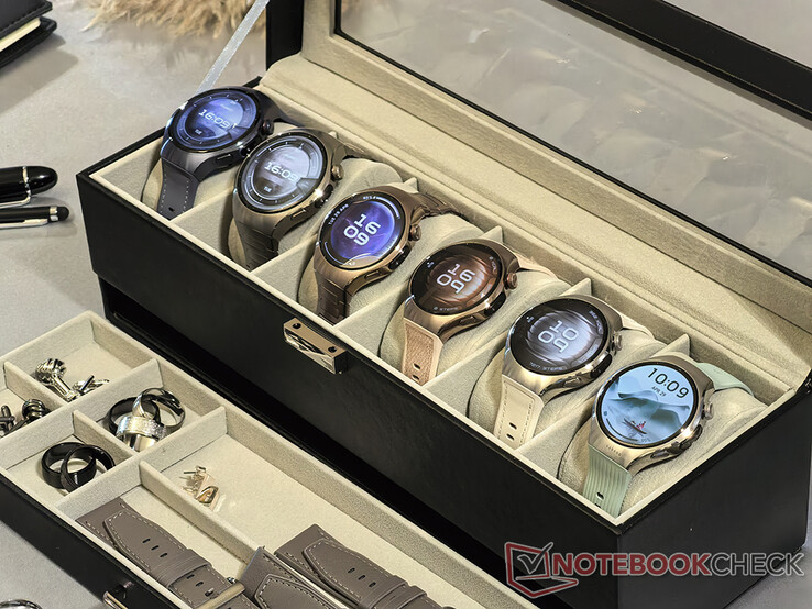 De kleuropties van de Huawei Watch 5 (Afbeelding bron: Notebookcheck)