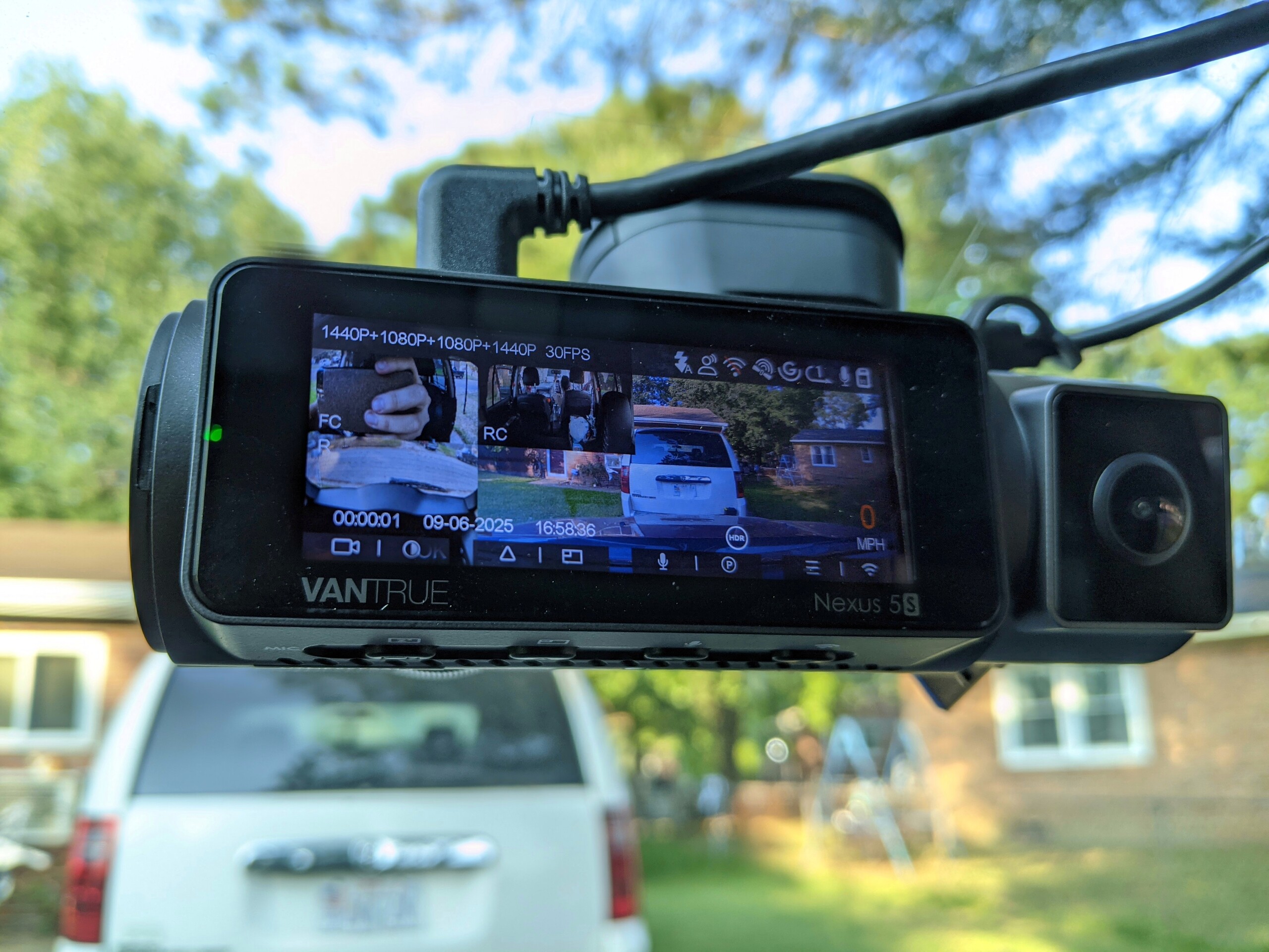 Vantrue Nexus 5S in actie