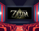 De film „The Legend of Zelda“ die in de bioscoop wordt vertoond
