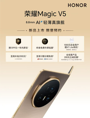 (Afbeeldingsbron: Honor via TechHome100)