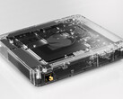 Qualcomm heeft de Snapdragon Dev Kit ook in een transparante afwerking getoond. (Afbeeldingsbron: Qualcomm)