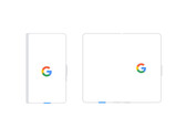 De Pixel Fold zoals te zien in Android 12L code. (Afbeelding bron: 9to5Google)