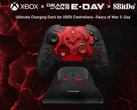 Het Gears of War 8BitDo Ultimate-oplaadstation komt in september op de markt.