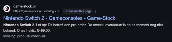 (Beeldbron: Game-stock)