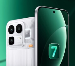 De Realme Neo 8 heeft een gedeeltelijk transparant achterpaneel (Afbeelding bron: Realme)