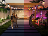 De Eufy Outdoor String Lights E10 kunnen ook bij uw bestaande lichtkleur passen. (Afbeeldingsbron: Eufy/Amazon)