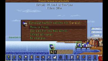 Afbeelding: Een screenshot uit de gameplay van Sid Meier's Colonization (Classic).