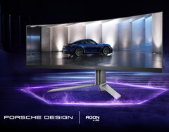 AOC beweert dat de AGON PRO PD49 geïnspireerd is op het ontwerp van een Porsche 911. (Afbeeldingsbron: AOC)