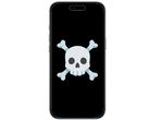 De iPhone Air is mogelijk stervende. (Afbeeldingsbron: Apple w/schedel en gekruiste botten emoji, bewerkt)