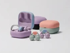 Sony zal de LinkBuds Clip in verschillende kleurrijke afwerkingen verkopen. (Afbeeldingsbron: Blibli via The Walkman Blog)