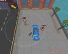 Een gameplay screenshot van Just Move:Clean City Messy Battle