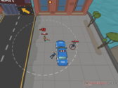 Een gameplay screenshot van Just Move:Clean City Messy Battle