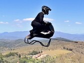 De Airbike kan een snelheid tot 102 kilometer per uur halen. (Afbeeldingsbron: Screenshot van testvideo van Volonaut)