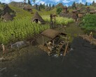 Een afbeelding van verschillende personages in Dawn of Man.