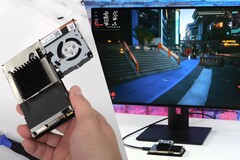 ETA Prime's Steam Deck mini PC is erg kaal, maar heeft een betere akoestiek en thermiek dan de standaard Steam Deck dankzij een open kast en meer koellichamen. (Afbeelding bron: ETA Prime op YouTube - bewerkt)