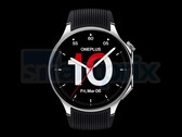 De OnePlus Watch 3 krijgt naar verluidt een herzien ontwerp met een digitale kroon. (Afbeeldingsbron: SmartPrix)