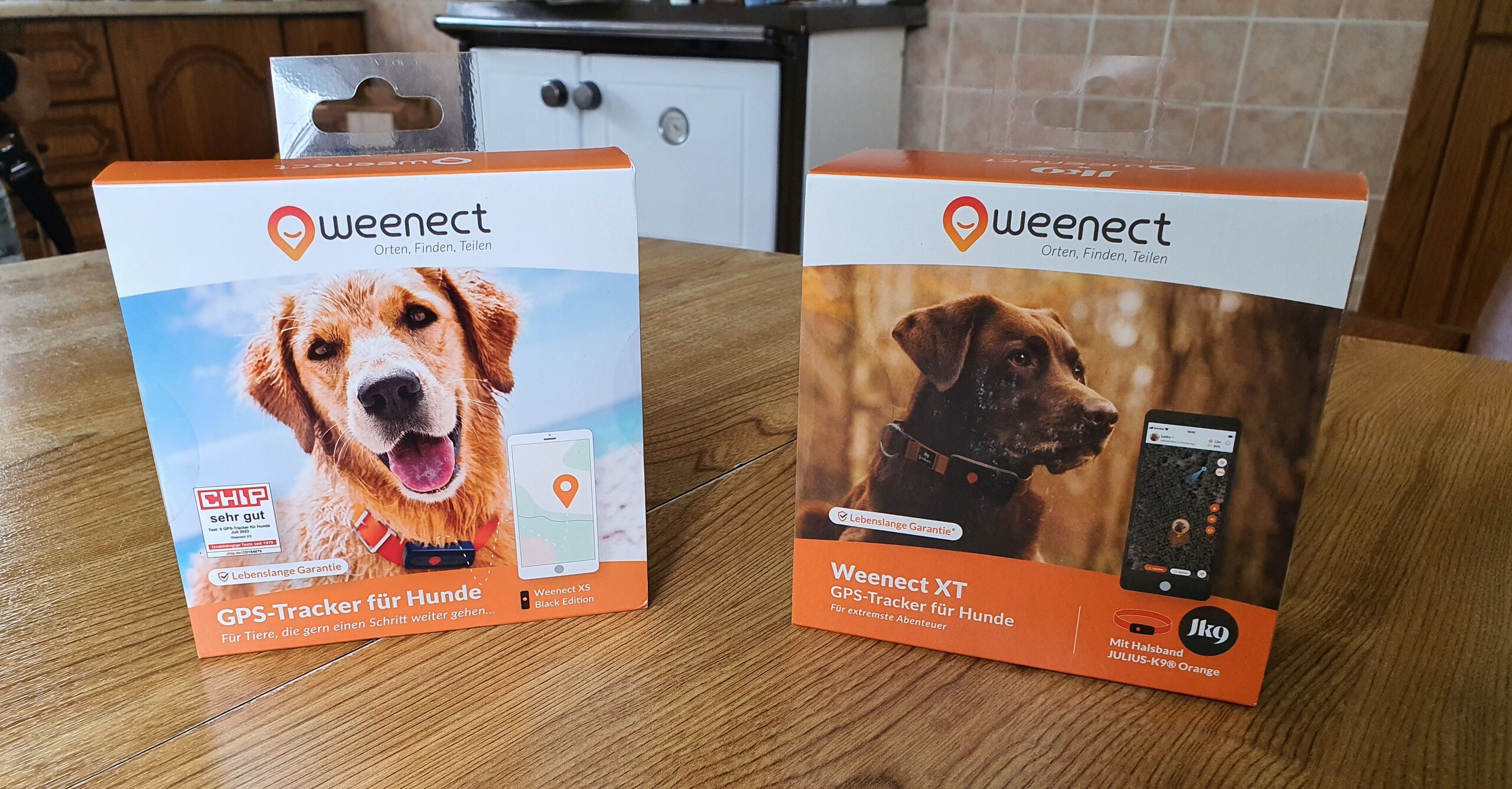 Weenect XS en Weenect XT gps-trackers voor huisdieren