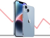 de verkoop van iPhone 14 in China zakt naar verluidt in. (Bron: Apple- bewerkt)