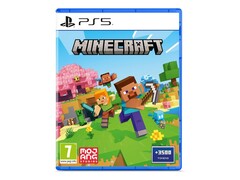 PS5 Minecraft spelkoffer met cover art met in-game karakters (Afbeelding bron: Mojang Studios / Microsoft)