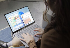 De Surface Laptop Go 3 zou krachtiger en efficiënter moeten zijn dan zijn voorganger, op de foto. (Afbeeldingsbron: Microsoft)