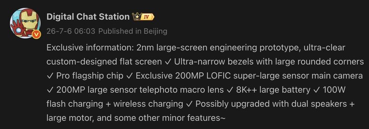 Er zijn details uitgelekt over de aankomende vlaggenschip-smartphone van Xiaomi.