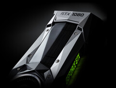 GeForce GTX 1080, marketing render afgebeeld, en andere oudere Nvidia GPU&#039;s verliezen binnenkort driver-ondersteuning (Beeldbron: Nvidia)